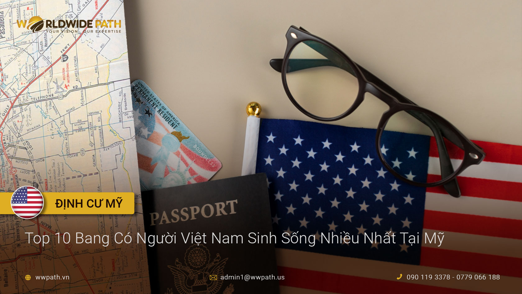 Các bang tại Mỹ có nhiều người việt sinh sống nhất
