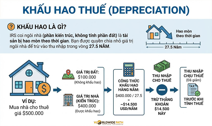 Khấu hao thuế là gì? Tại sao nó quan trọng với nhà đầu tư Việt