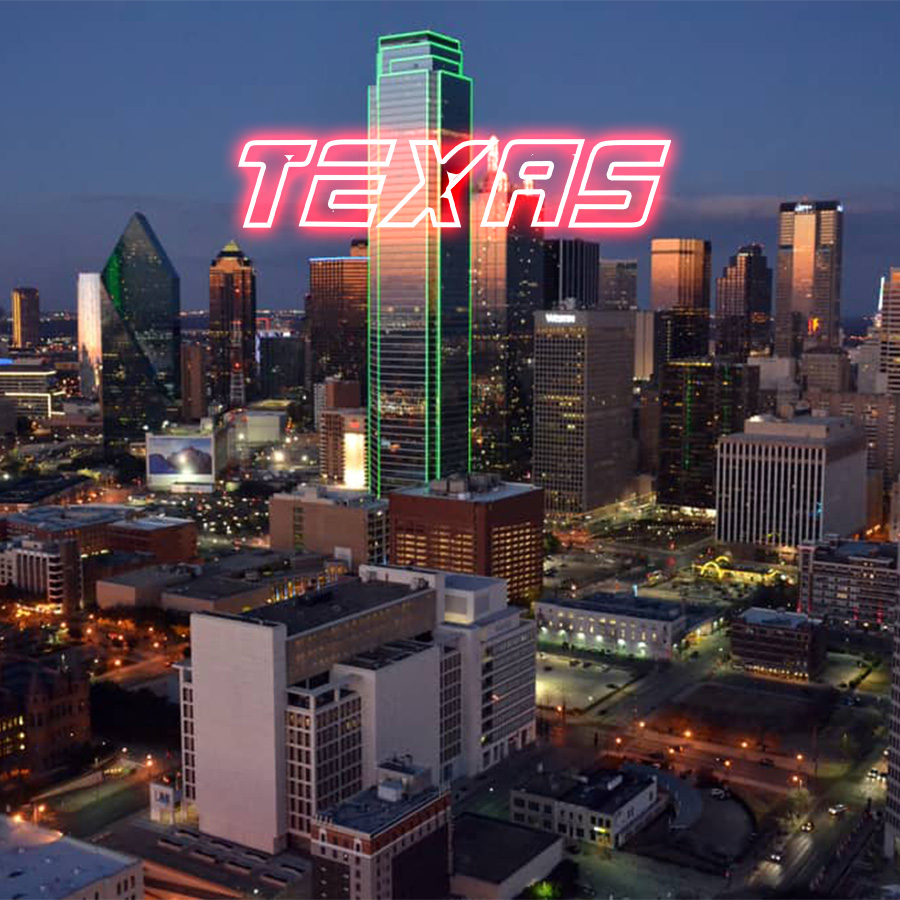 định cư mỹ bang Texas