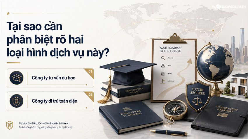 Tại sao cần phân biệt rõ 2 dịch vụ về công ty tư vấn du học và công ty tư vấn di trú