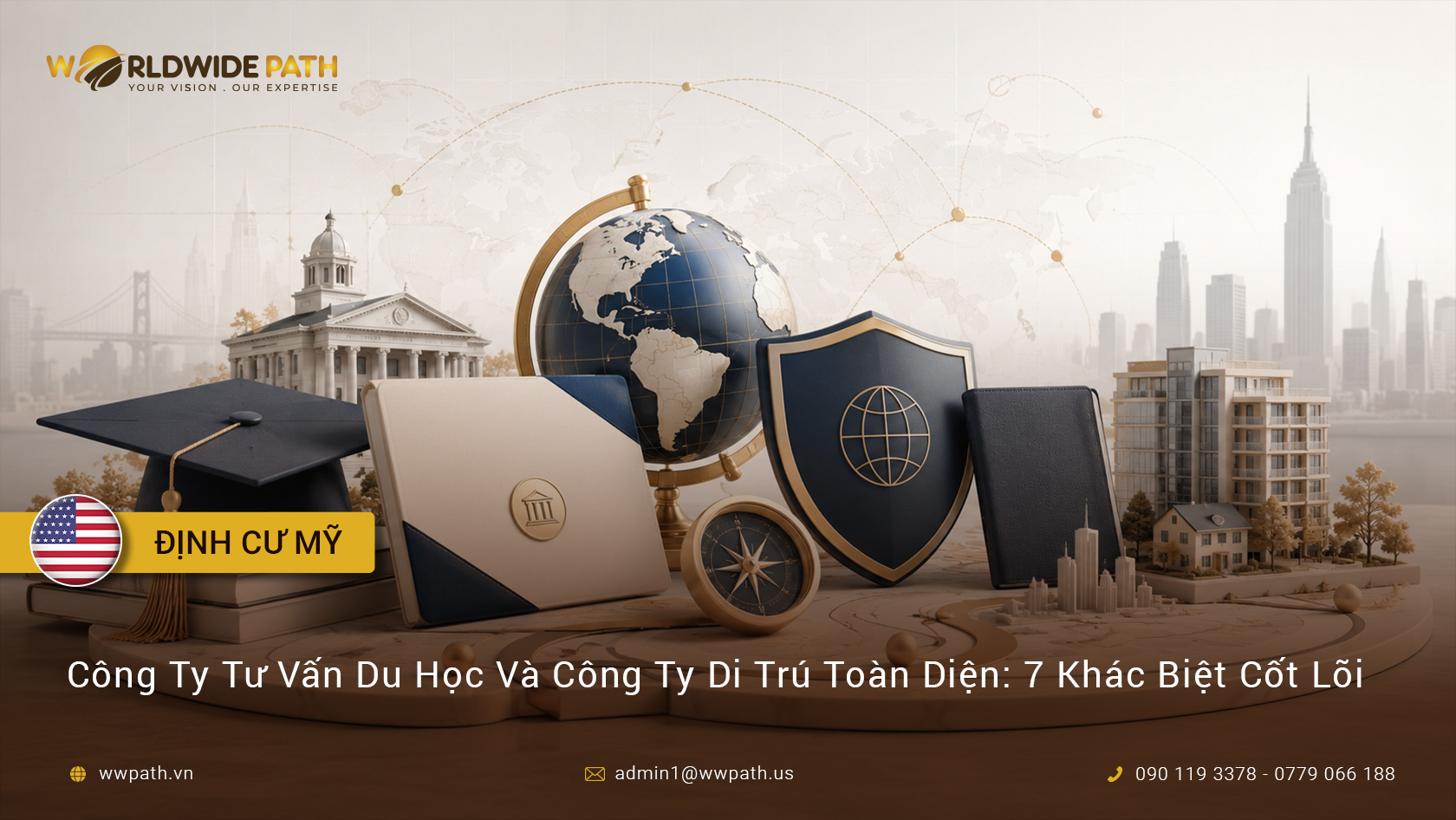 Công ty du học và công ty tư vấn di trú toàn diện khác nhau ở đâu