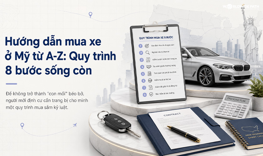 Hướng dẫn mua xe ở Mỹ tối ưu nhất