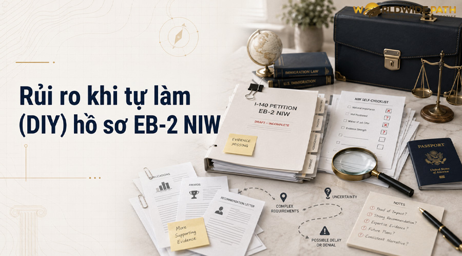 Rủi ro khi tự làm (DIY) hồ sơ EB-2 NIW