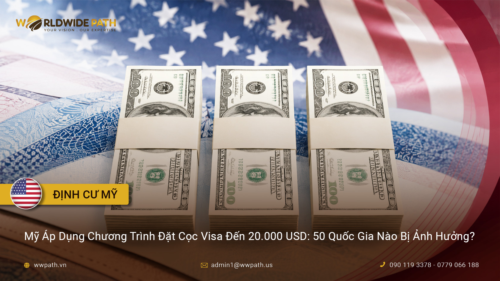 Mỹ Áp Dụng Chính Sách Đặt Cọc Visa Đến 20.000 USD: 50 Quốc Gia Nào Bị Ảnh Hưởng?