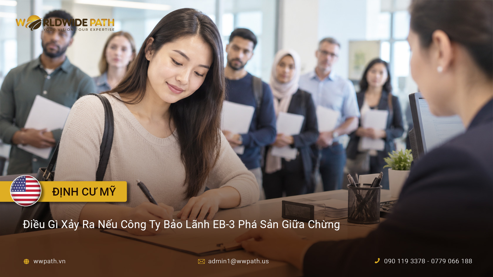 Điều Gì Xảy Ra Nếu Công Ty Bảo Lãnh EB-3 Phá Sản Giữa Chừng