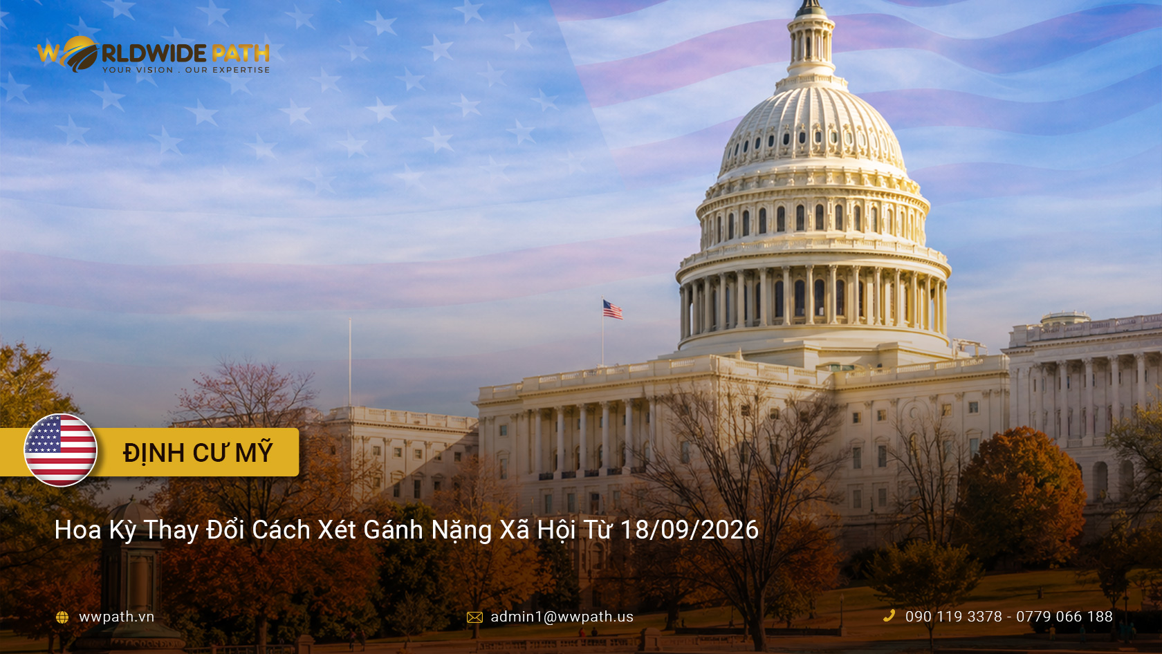 Hoa Kỳ Thay Đổi Cách Xét Gánh Nặng Xã Hội Từ 18/09/2026